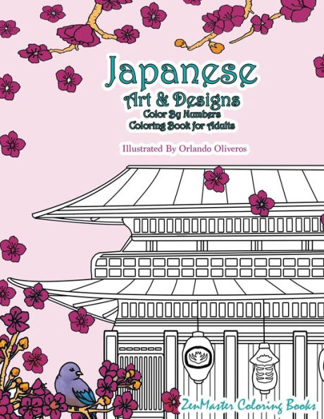 Barnes and Noble Japanese Art and Designs Color By Numbers